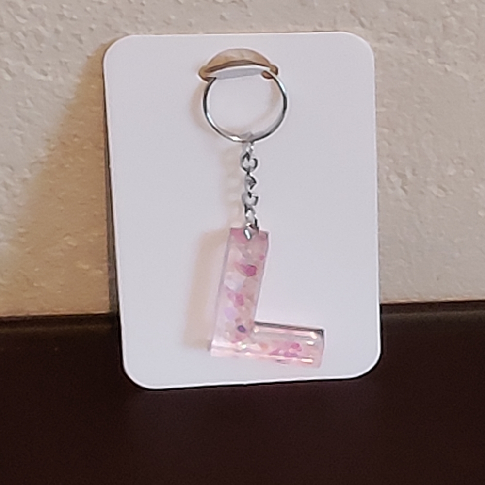 Luggage tag L resin art Keychain, gift idea, etc